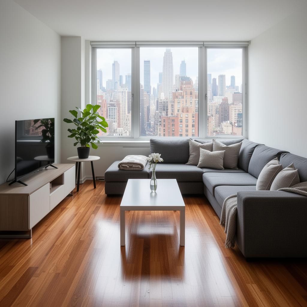 Living Room after cleaning